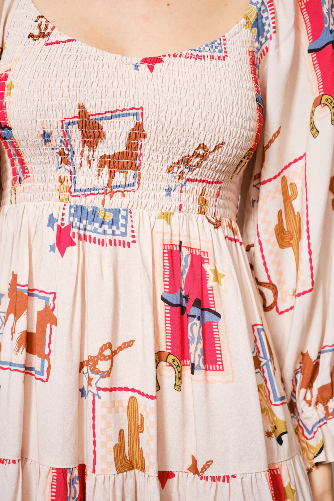 Buffalo Belle - Womens Western Print Dress