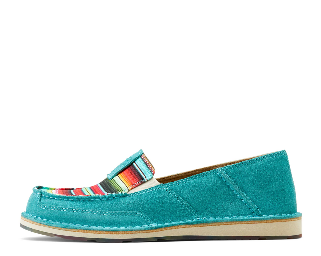 Ariat - Womens Teal Striking Serape Cruisers