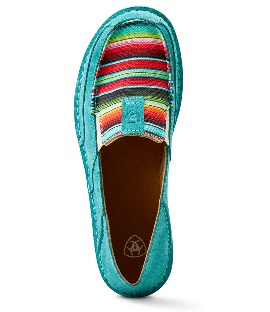 Ariat - Womens Teal Striking Serape Cruisers