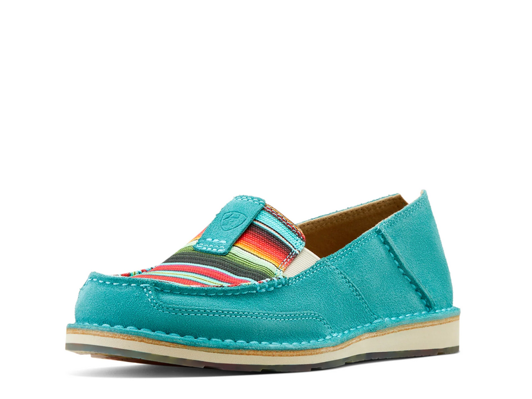 Ariat - Womens Teal Striking Serape Cruisers