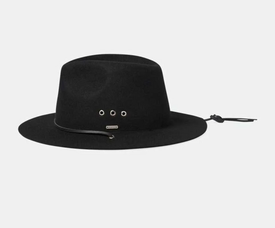 Brixton - Wesley Weather Guard Packable Fedora Black