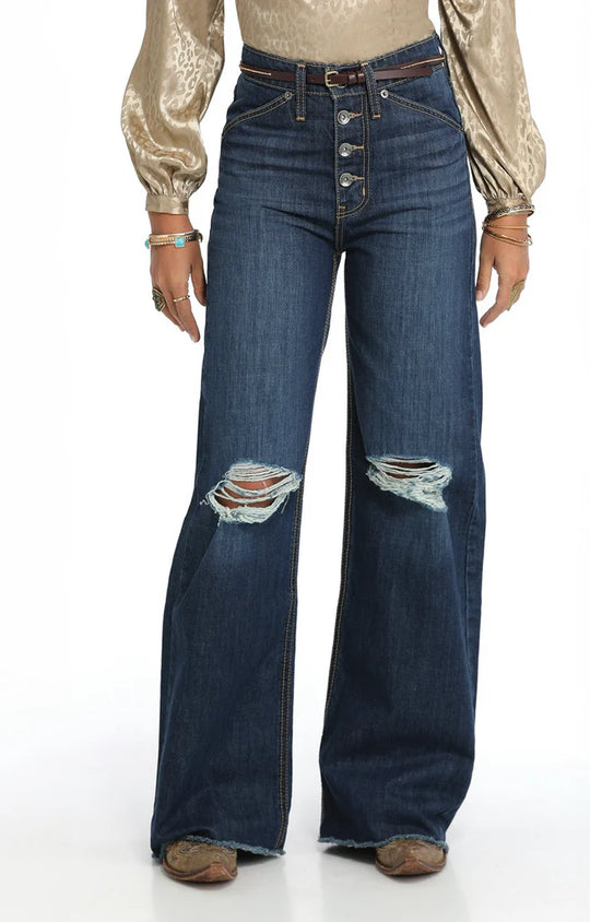 Cruel Girl - Womens Skylar Wide Leg Jeans