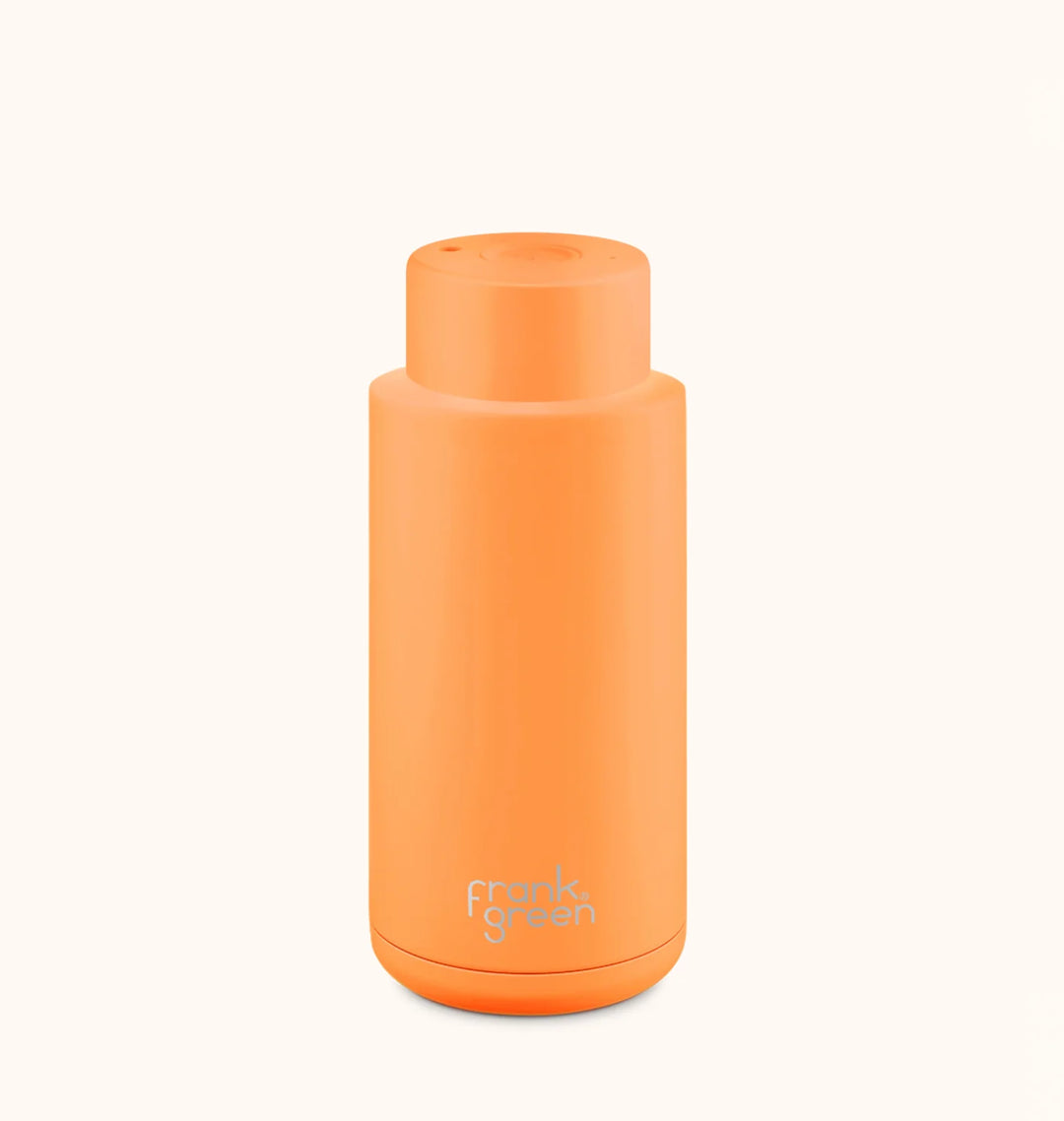 Frank Green - 34oz Reusable Bottle Push Button Neon Orange