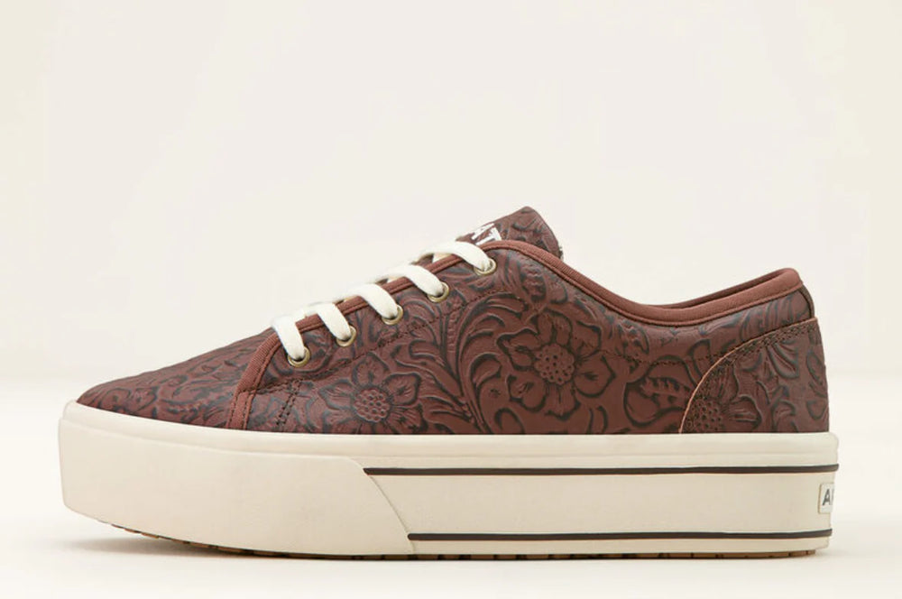 Ariat - Womens Floral Emboss Skylar Shoes