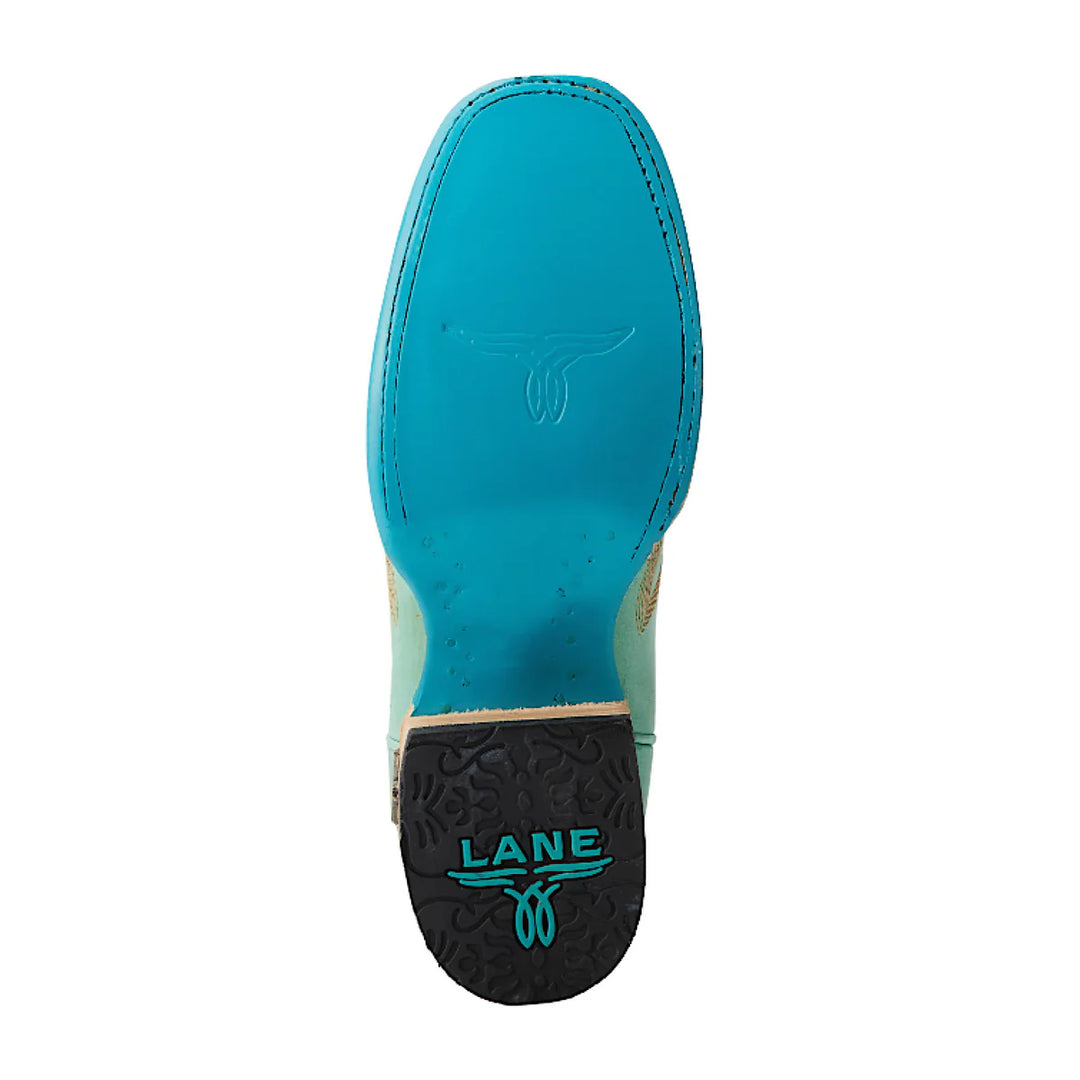 Lane Boots - Saratoga Square Toe Taos Turquoise