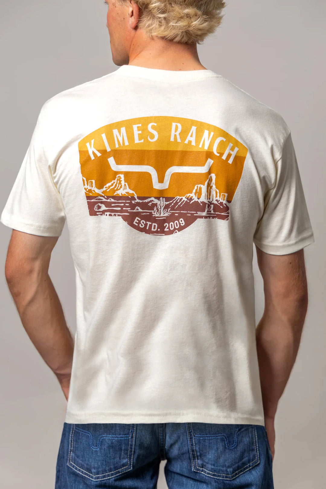 Kimes Ranch - Mens Southwestern Natural Tee
