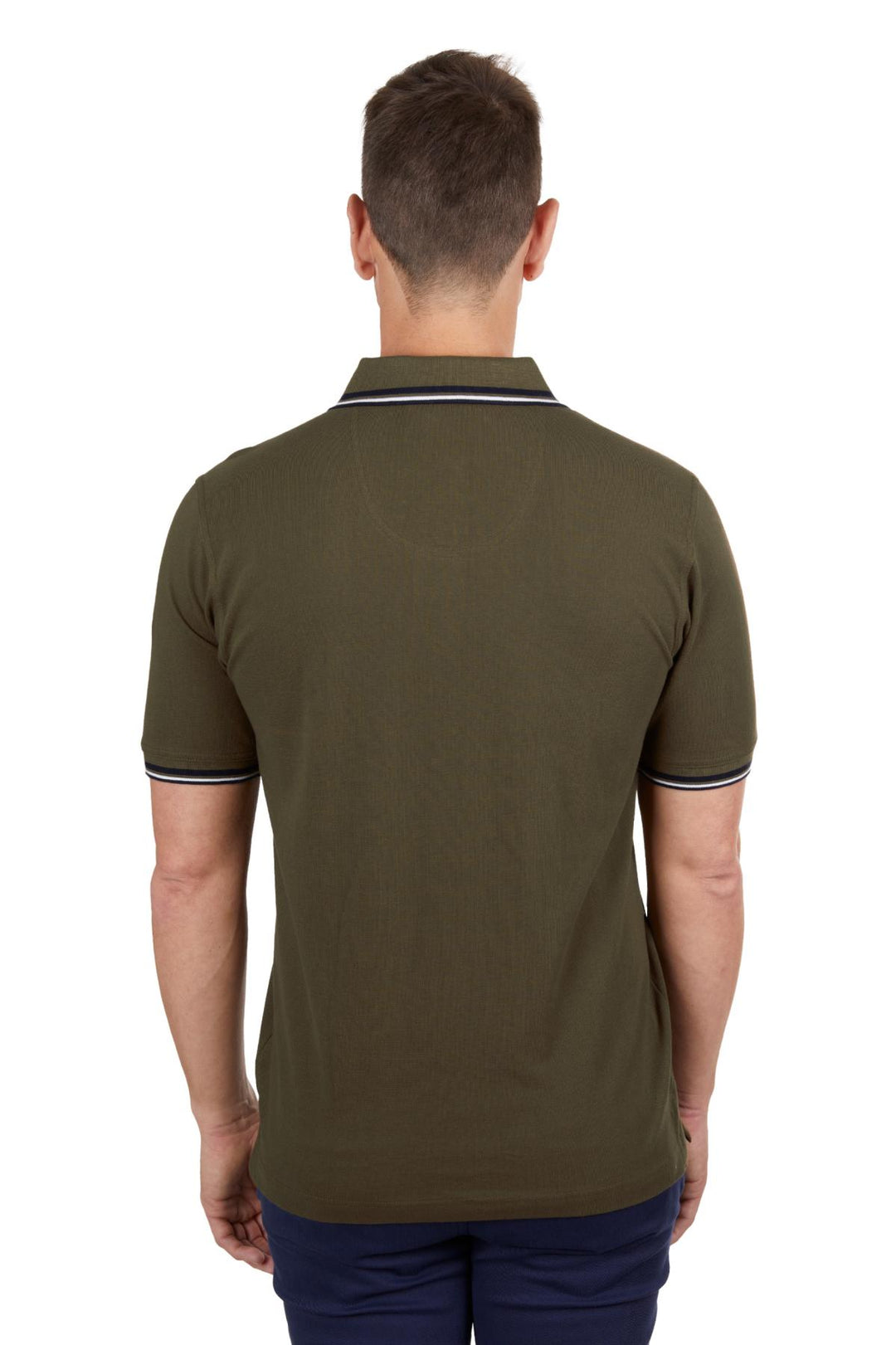 Thomas Cook - Mens Dark Tan Logan Tailored Polo