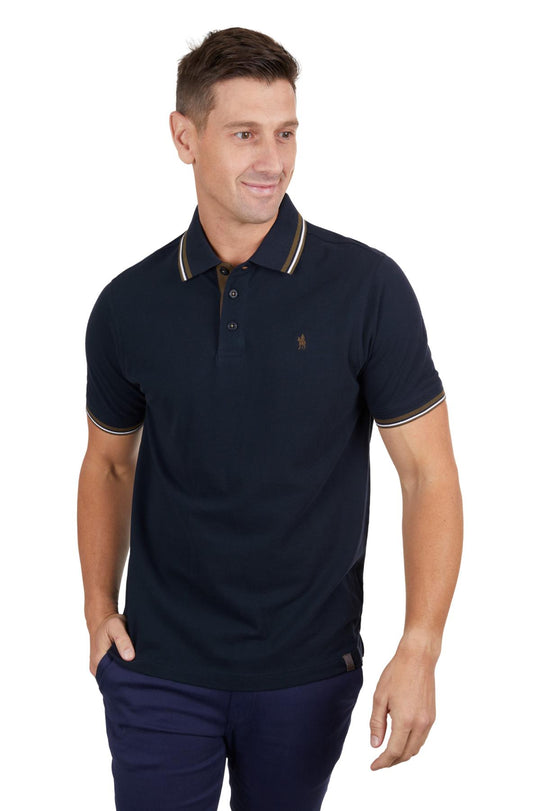 Thomas Cook - Mens Navy Logan Tailored Polo