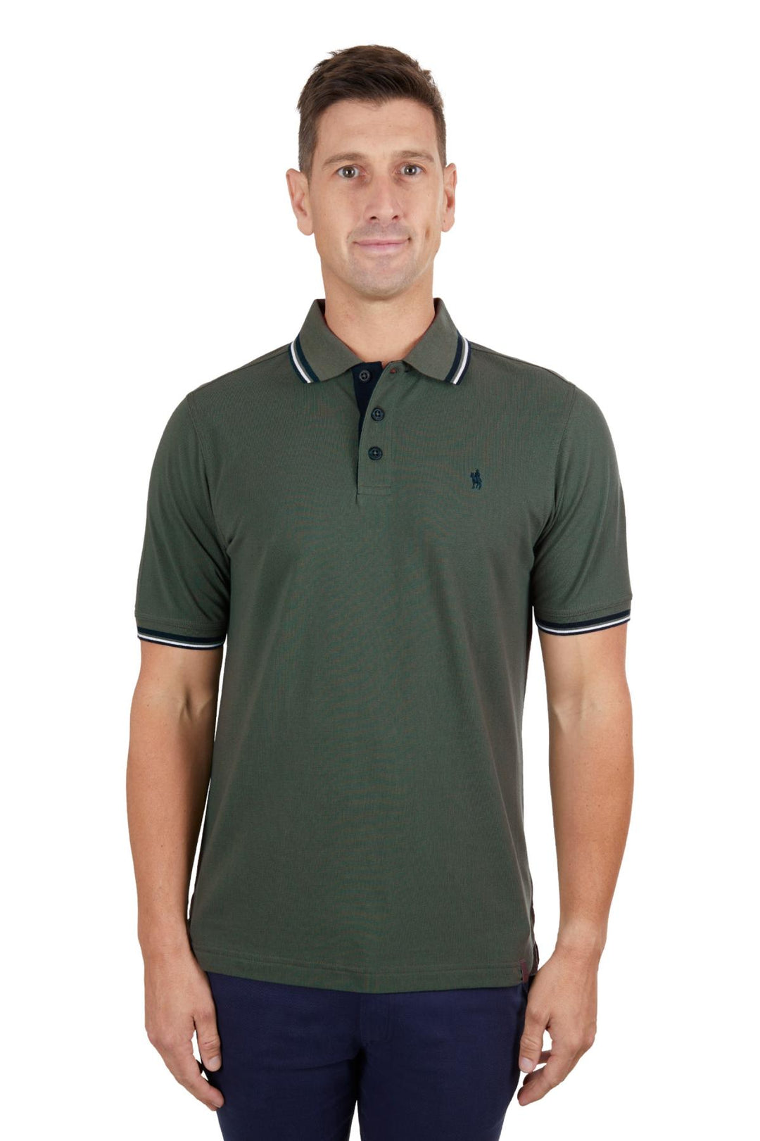 Thomas Cook - Mens Dark Green Logan Tailored Polo