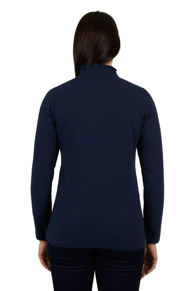 Thomas Cook - Womens Frill Neck L/S Polo