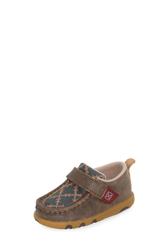 Twisted X - Infants Black Barb Moc