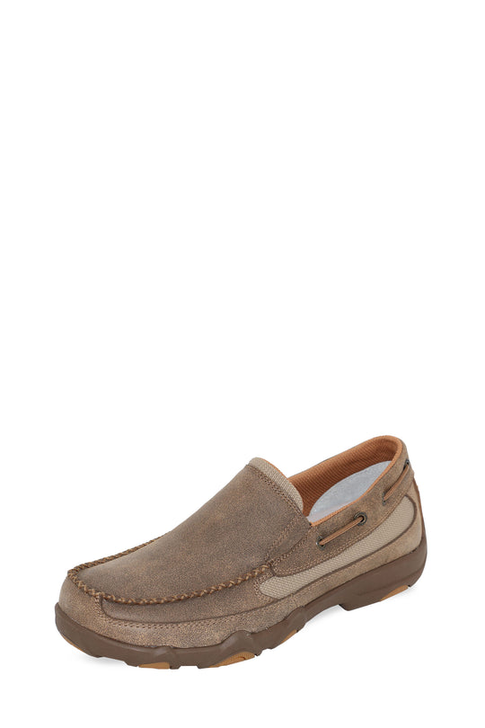 Twisted X - Mens Slip On Brown Mocs