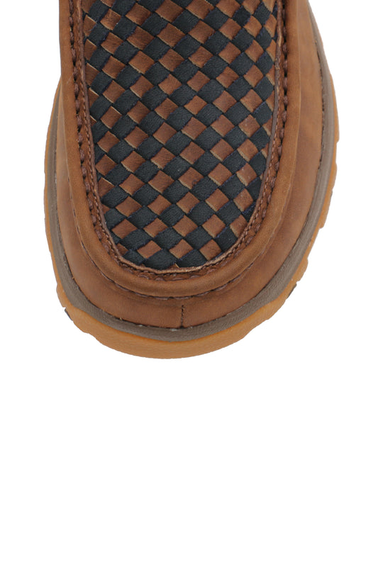 Twisted X - Mens Brown/Black Cell Stretch Slip On Moc