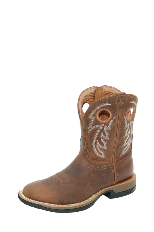 Twisted X - Men's 9" Tech X1 Zip Boot Antique Brown