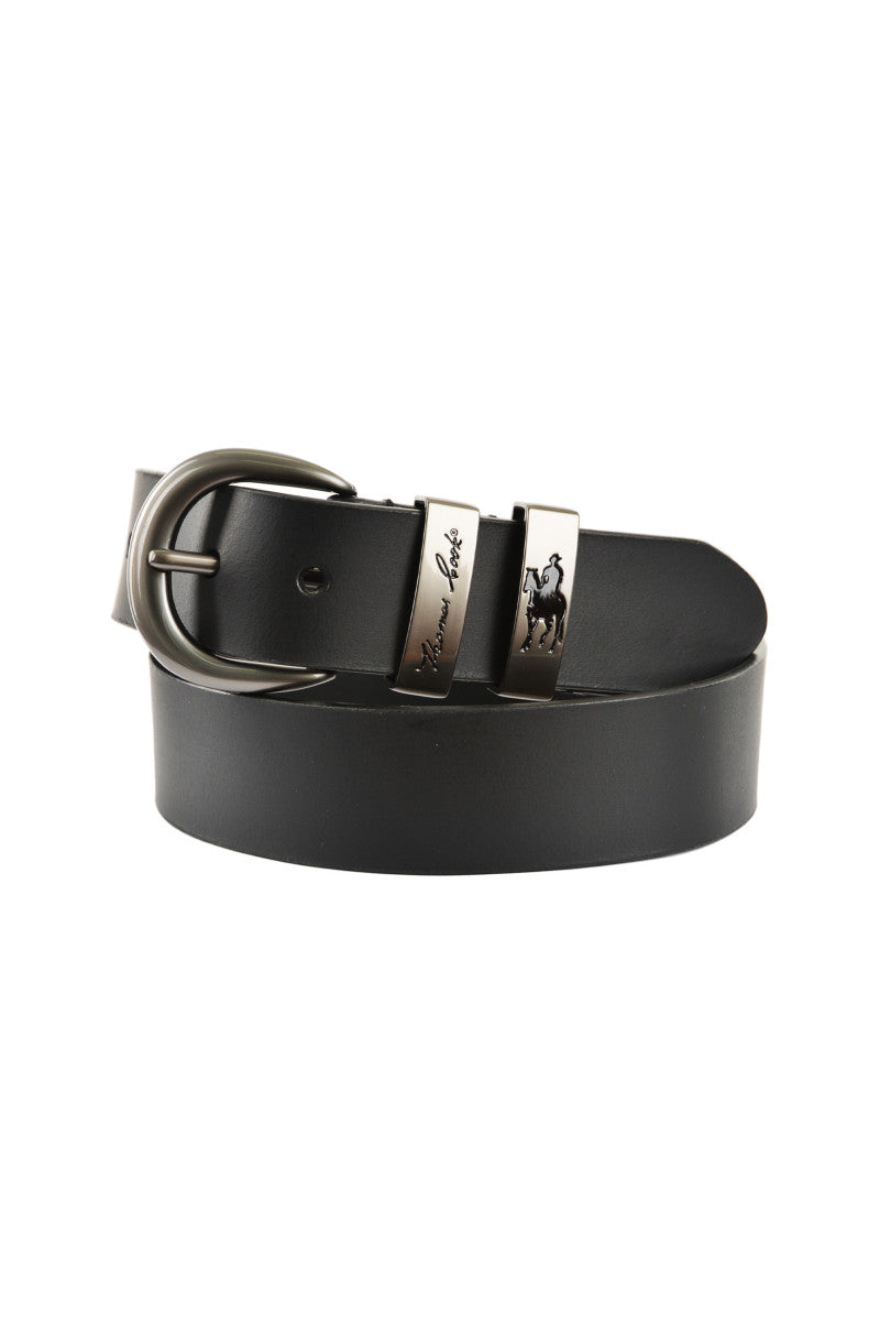 Thomas Cook - Gunmetal Twin Keeper Belt- Gunmetal