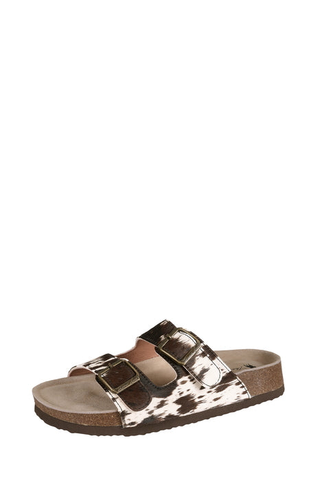 Thomas Cook -Womens Trinity Buckle Sandal - Cow Pattern