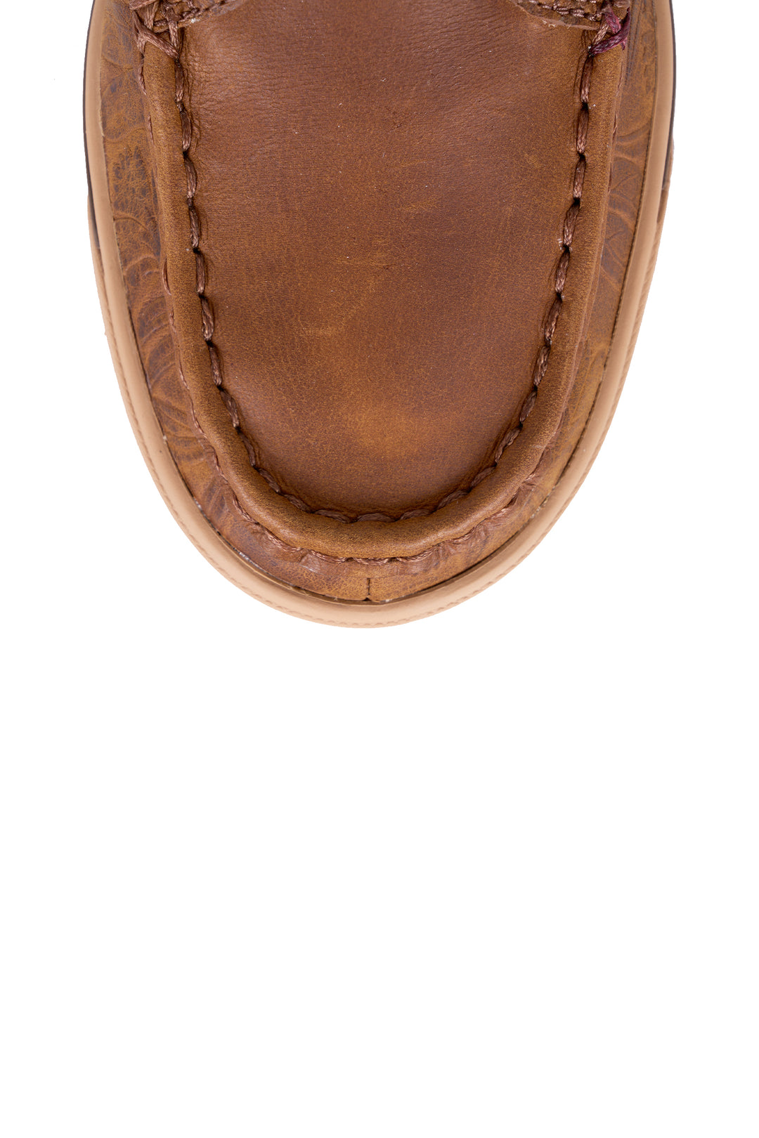 Twisted X - Womens Brown Leather Loper Lace Up Mocs
