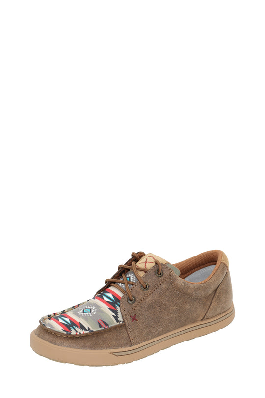 Twisted X - Women's Loper Lace Up Aztec Moc