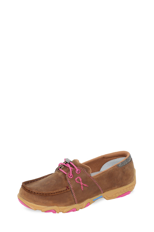 Twisted X - Womens Pink Boat Moc