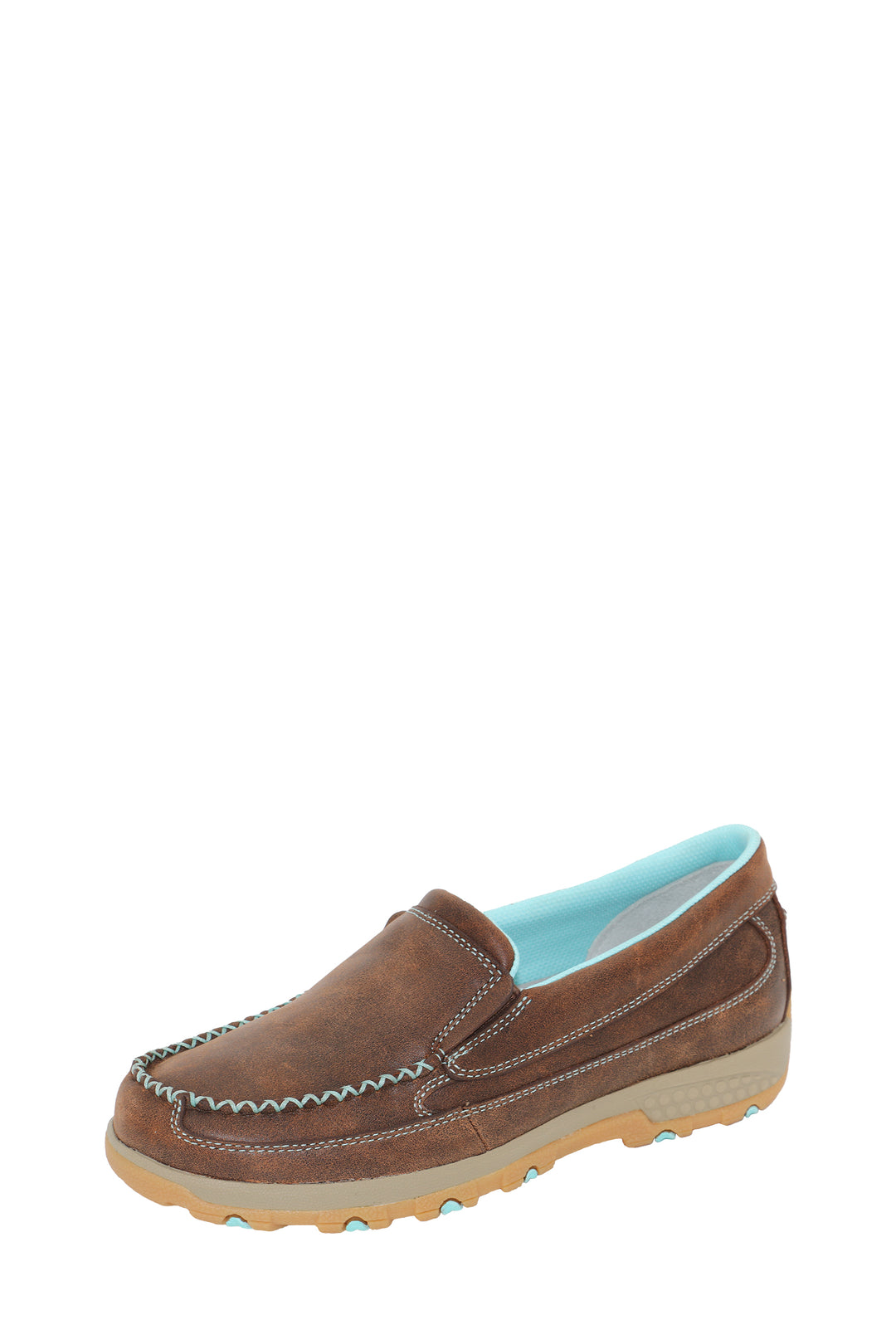 Twisted X - Womens Turquoise Cell Stretch Mocs