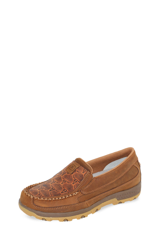 Twisted X - Womens Brown Longhorn  Moc
