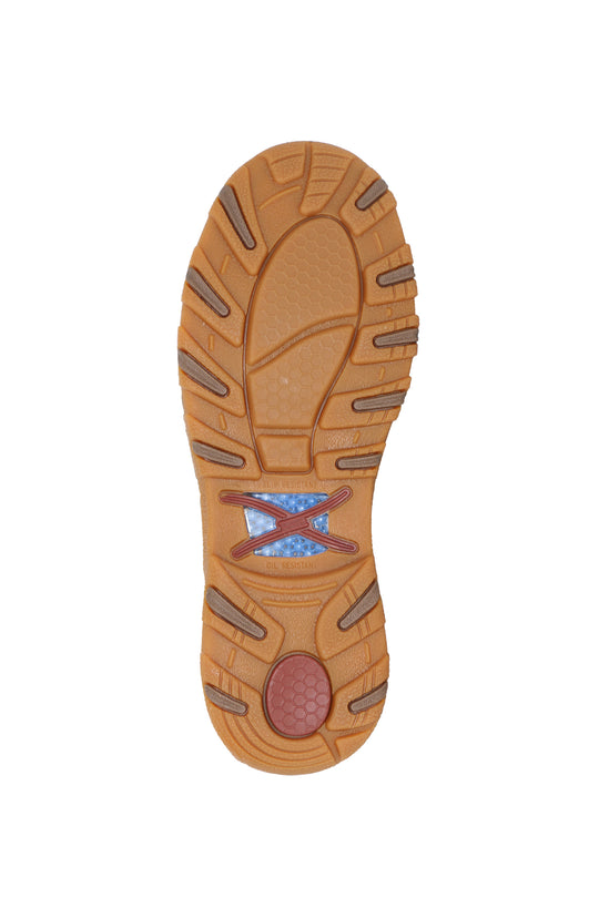 Twisted X - Womens Brown Tooled Cell Stretch Moc