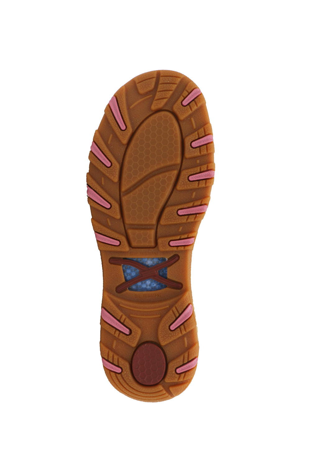 Twisted X - Womens Pink Tooled Cell Stretch Moc