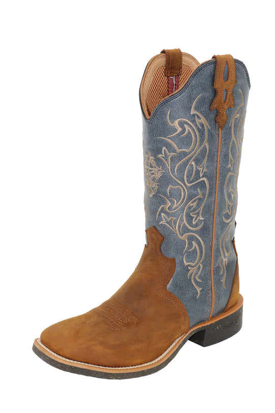 Twisted X - Women's 12 Tech X2 Boot Russet Brown/Blue