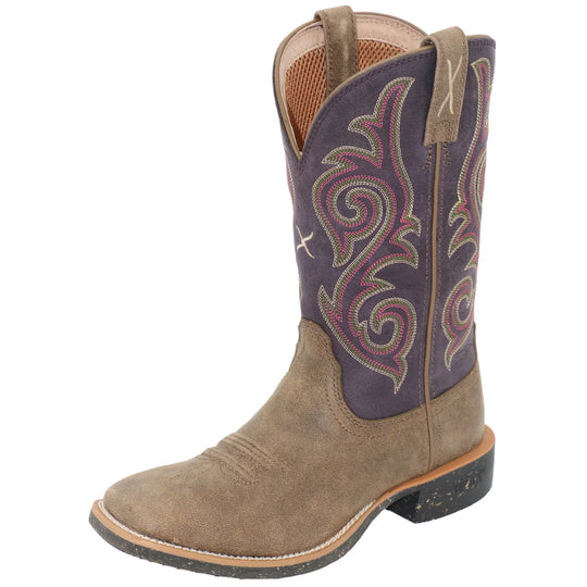 Twisted X - Womens 11 Tech X2 Western Boot Dark Purple