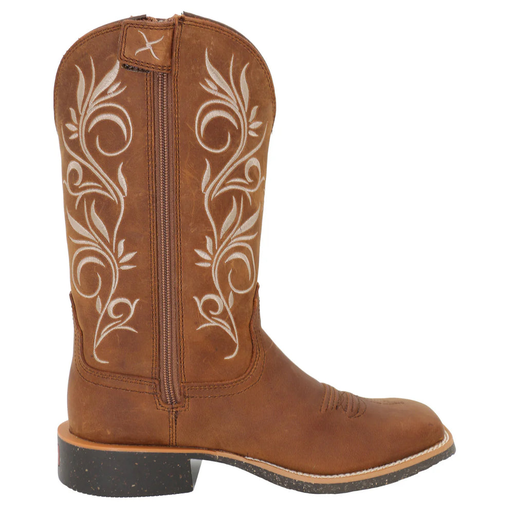 Twisted X - Womens 11 Tech X2 Zip Boots Oiled Brown
