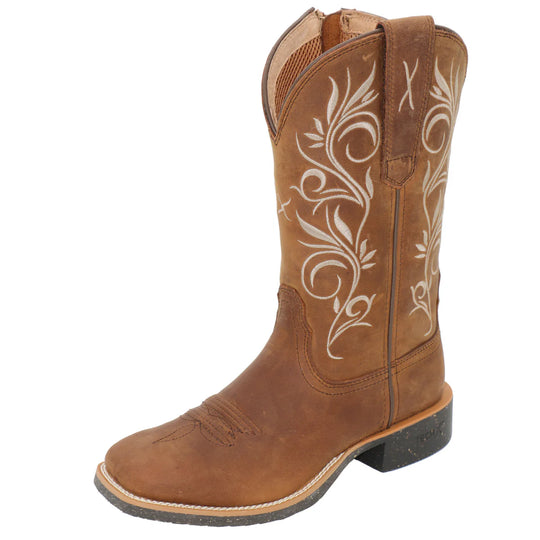 Twisted X - Womens 11 Tech X2 Zip Boots Oiled Brown