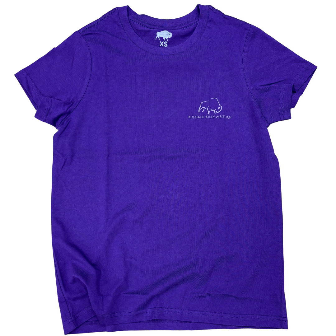 BBWS - Womens Purple NT Map Tee