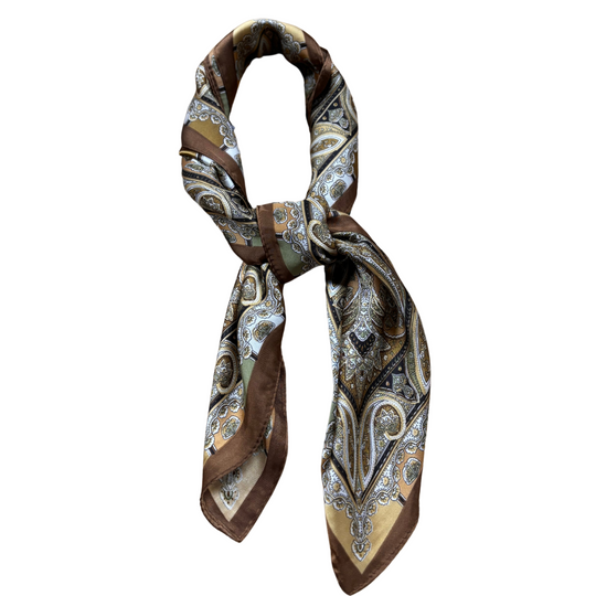 Wild Rag - Brown Paisley Medium