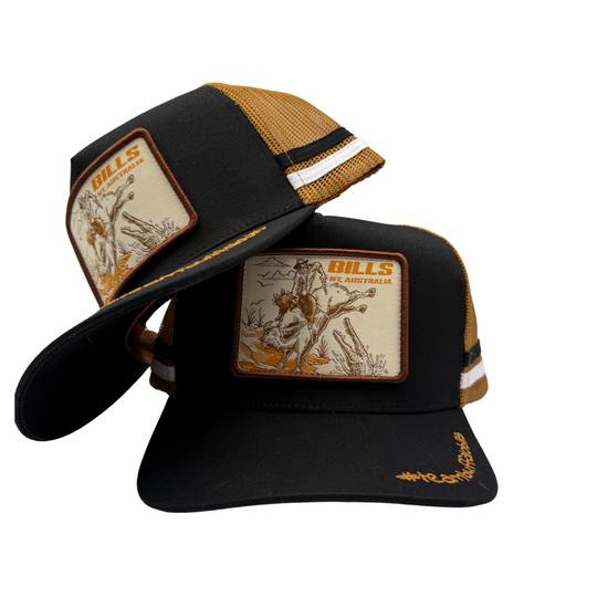 BBWS - Black Buff Tamer Trucker Cap
