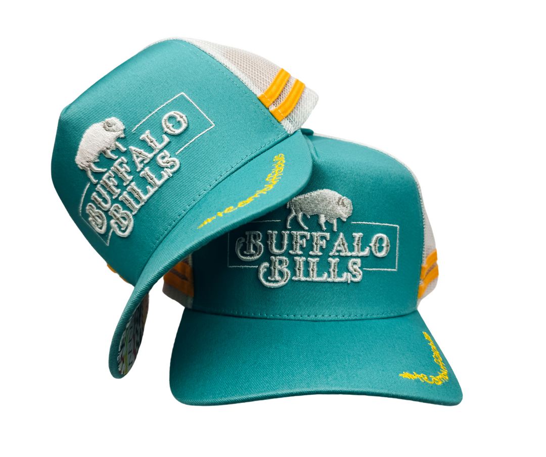 BBWS - QLD 3D Logo Turquoise Trucker Cap