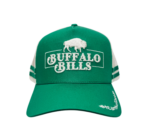 BBWS - QLD 3D Logo Green/White Trucker Cap