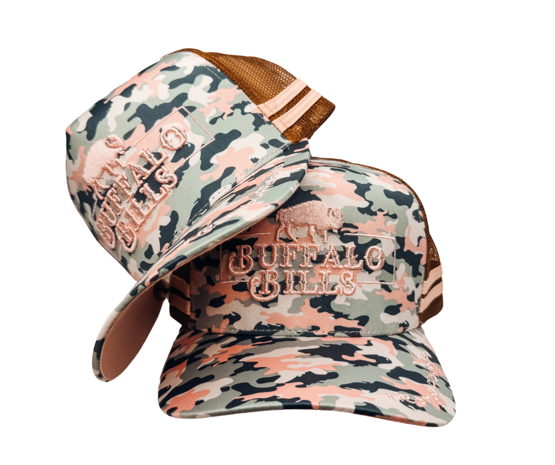 BBWS QLD Logo Teal Lavender Trucker at Buffalo Bills Western