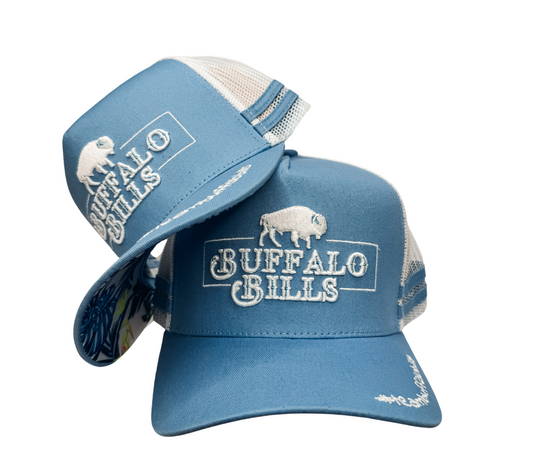 BBWS - QLD 3D Logo Sky Blue Trucker Cap