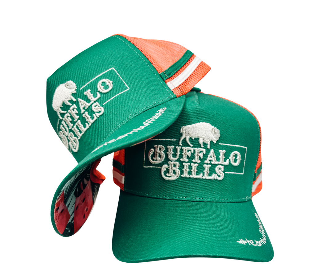 BBWS - QLD 3D Logo Green/Pink Trucker Cap