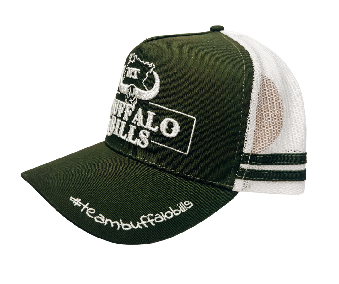 BBWS - NT 3D Logo Olive/White Trucker Cap