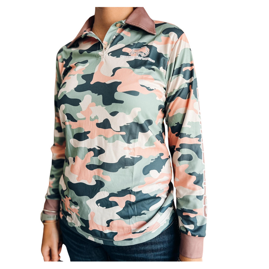 BBWS - Womens Roper River Camo NT Fishing Shirt