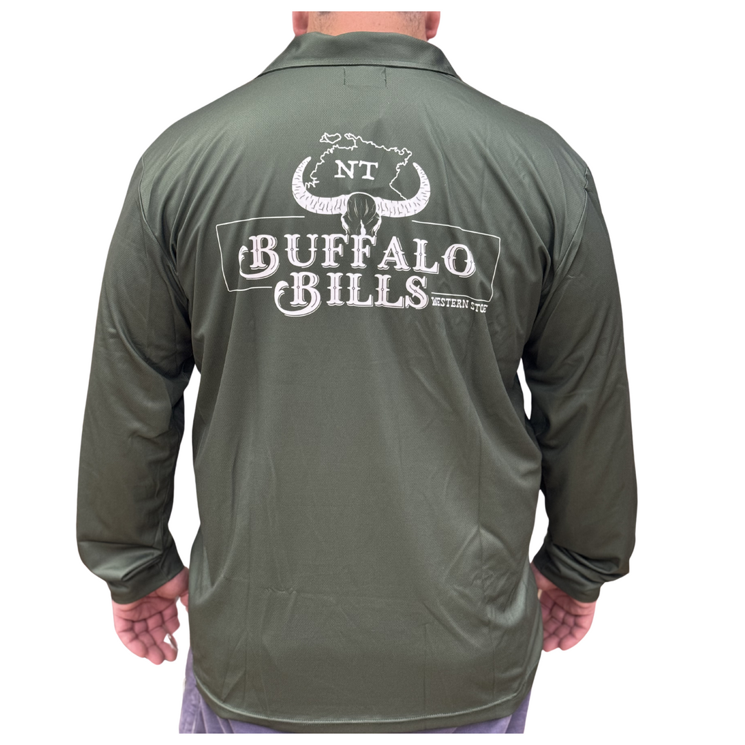 BBWS Mens Hawiian FUF NT Fishing Shirt at Buffalo Bills Western