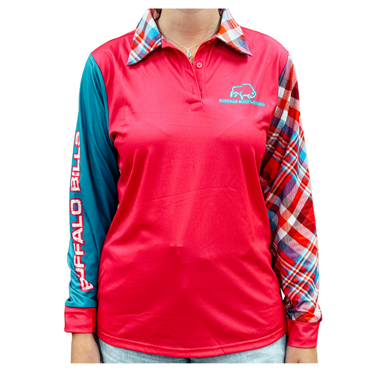 BBWS - Womens Pink Gingham NT Fishing Shirt