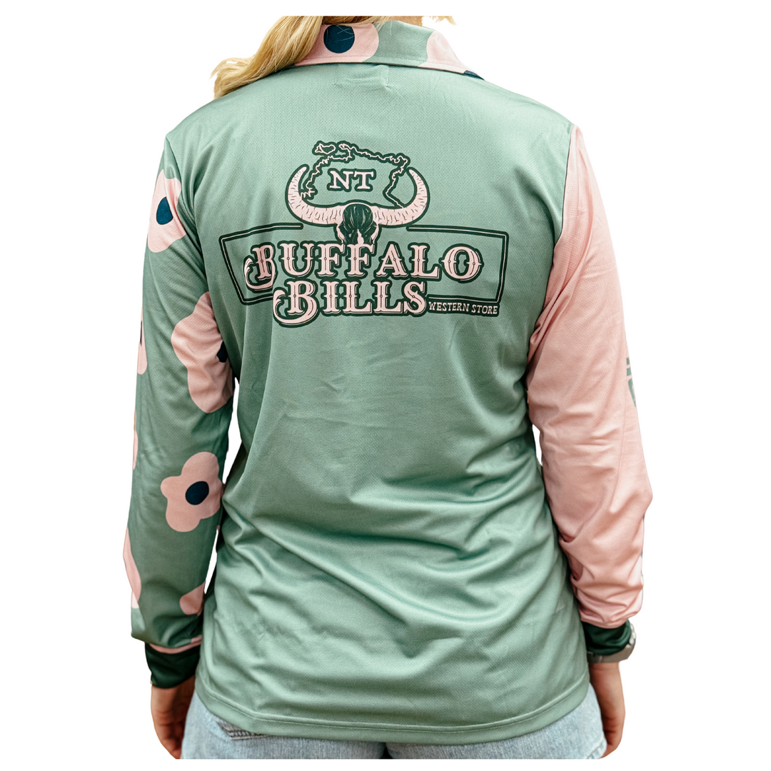 BBWS - Womens Navy Splash NT Fishing Shirt at Buffalo Bills Western –  Buffalo Bills Western Store