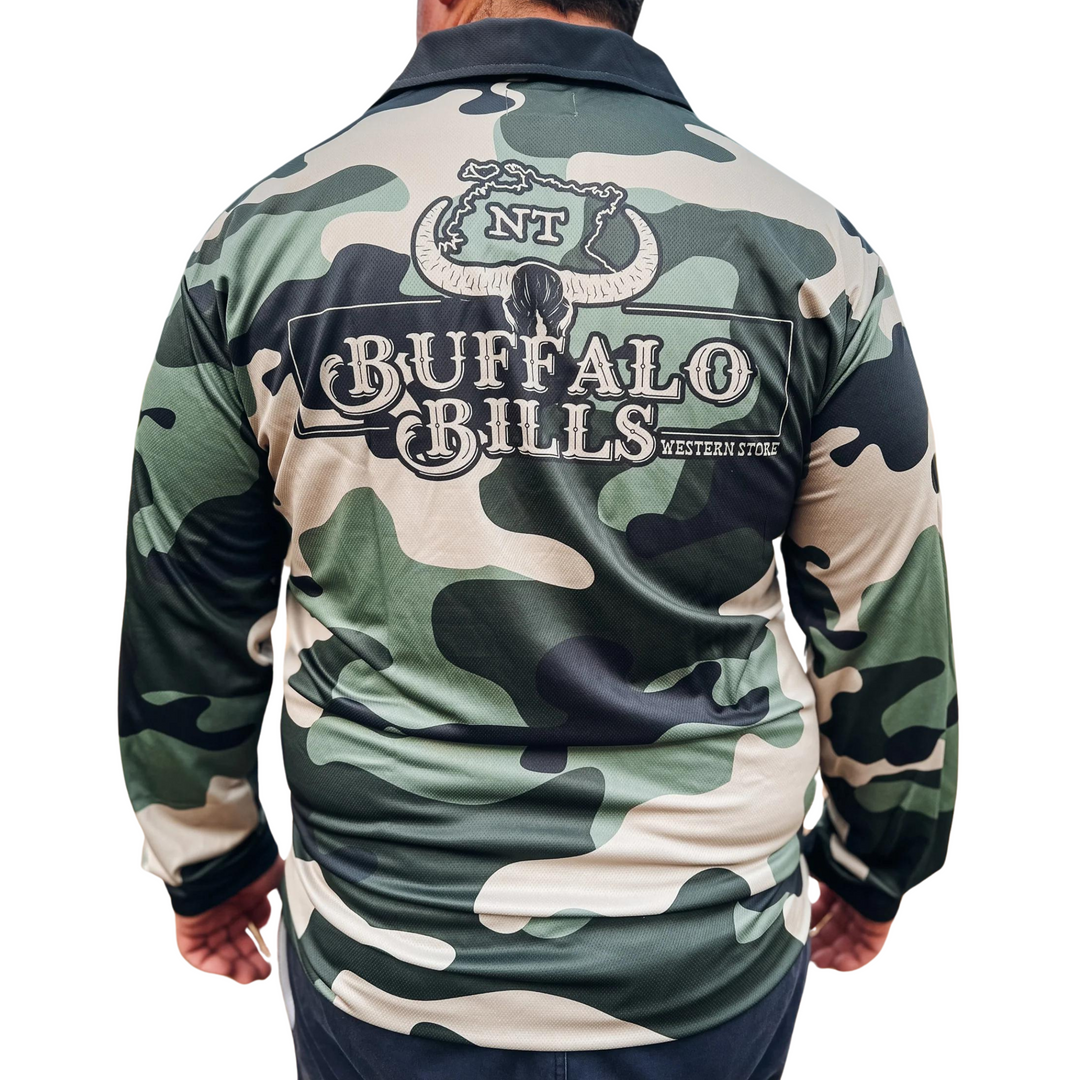 BBWS - Mens Hawiian FUF NT Fishing Shirt at Buffalo Bills Western