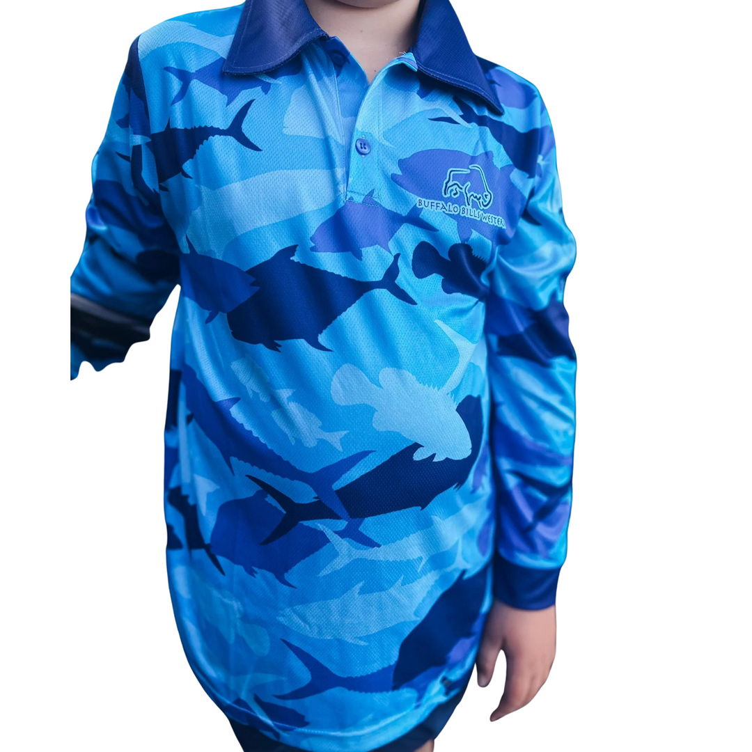 BBWS - Kids Reef Dreamer NT Fishing Shirt