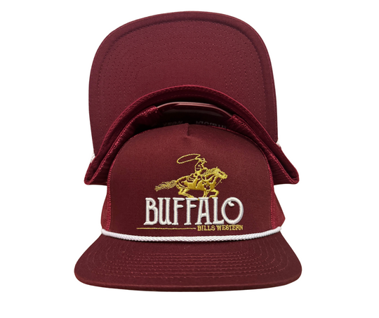 BBWS - Maroon Super Looper Flat Cap