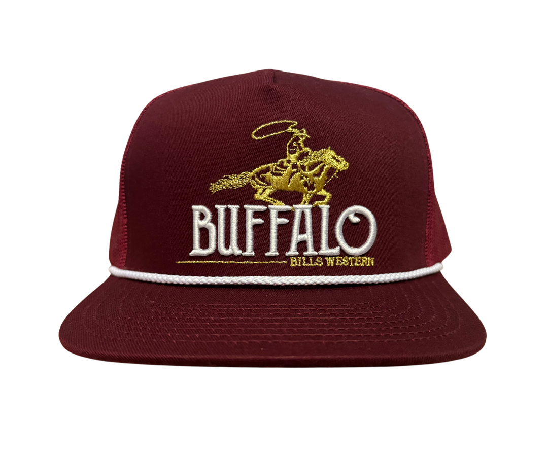 BBWS - Maroon Super Looper Flat Cap