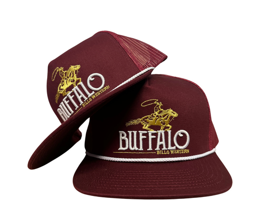 BBWS - Maroon Super Looper Flat Cap