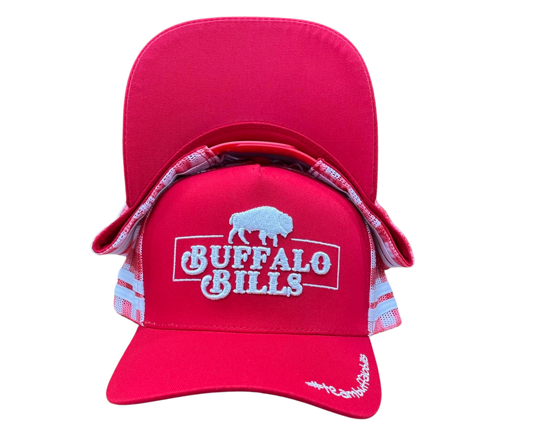 BBWS - Red Gingham QLD Trucker Cap